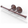 Que New Double Roll Toilet Tissue Holder, Antique Copper