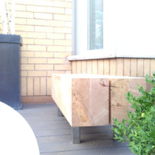 Modern Douglas Fir Bench