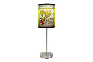 Lamp in a Box Pedestal Lamp