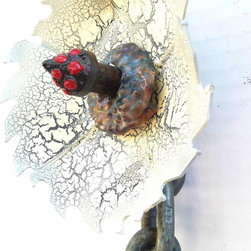 Saw Blade Flowers - Home Decor