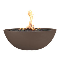 The Outdoor Plus - Sedona Firepit, Chocolate, 48" - Fire Pits