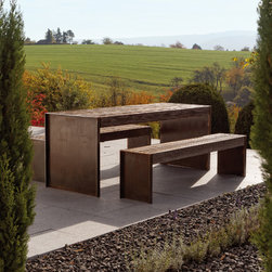 Outdoor Furniture, Antique Wood and Steel - Products