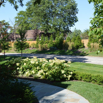 Front Yard Planting With Full and Refined Plantings