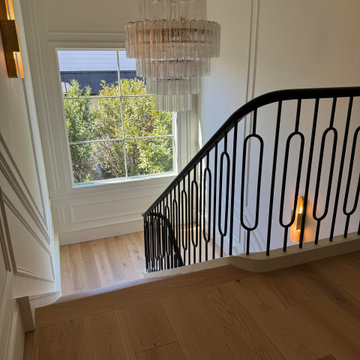 Project #134 | Straight Staircase with Elliptical Stringer