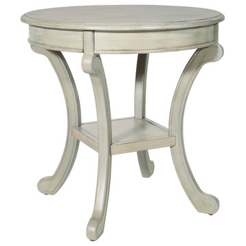 Vermont Accent Table, Antique Graystone