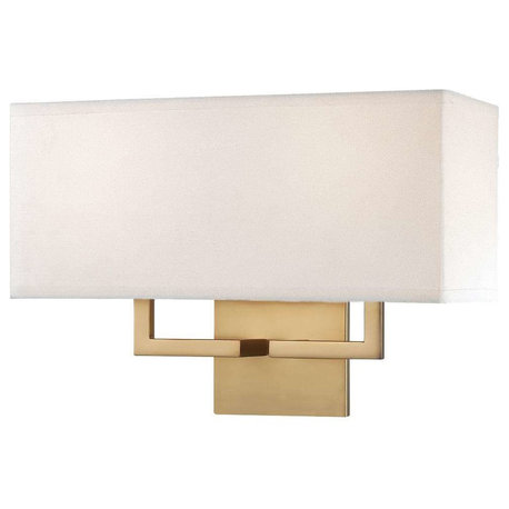George Kovacs P472 2 Light Wall Sconce, Honey Gold