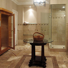 Spa in basement