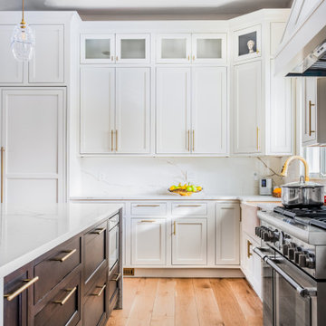 Modern White Open Kitchen