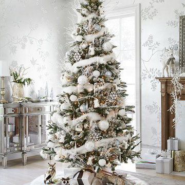Frosted Noel Christmas Tree