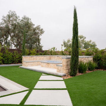 Modern Mediterranean Backyard Retreat