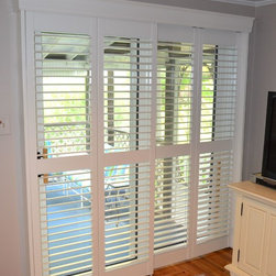 Shutters and Shades for Sliding Doors - Interior Shutters