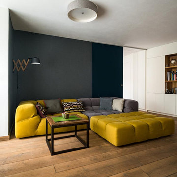 Konzept und Innenausbau Dachgeschosswohnung