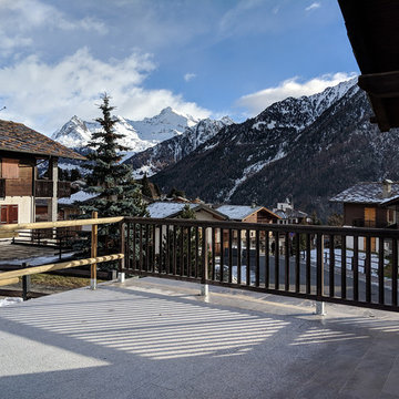 Chalet sotto la neve