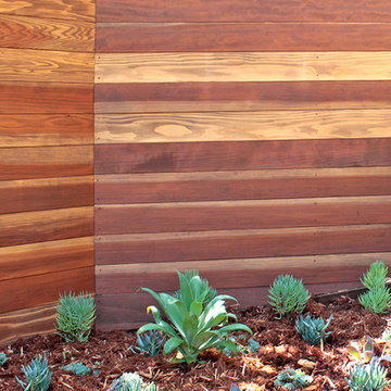 Redwood Privacy Fence--Custom