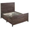 Townsend Queen Solid Wood Storage Bed in Java