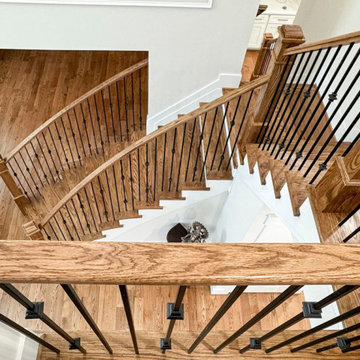 Project #117 | Custom Twist on a Classic L-Shaped Stair