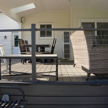 Pool Deck with Covered Living Space