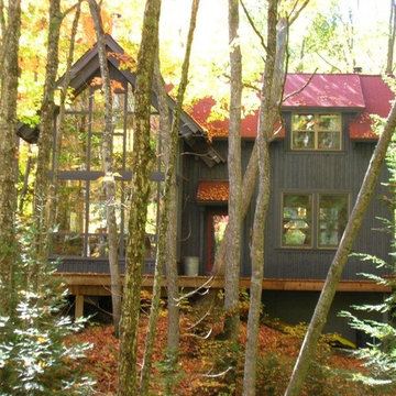 Custom Sustainable Cabin in Northwoods of Michigan