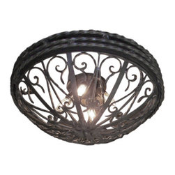 PN-127 Custom Iron Ceiling Mount Light - Pendant Lighting