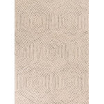 KAS Rugs & Home - Gramercy 1607 Ivory Honeycomb Rug, 8'x10' - Gramercy 1607 Ivory Honeycomb 8' X 10'. Hand-Tufted of 100% Wool with Cotton Backing. Made in India. Vacuum regularly & spot clean stains. Professional cleaning recommended periodically.