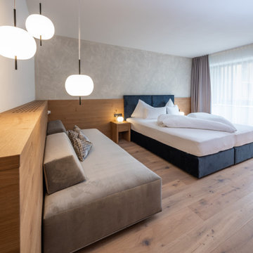 Hotel rooms modernization in Tesido, Italy
