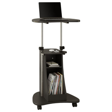 Techni Mobili Rolling Laptop Cart With Storage
