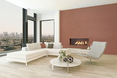 This is an example of a contemporary living room in London.