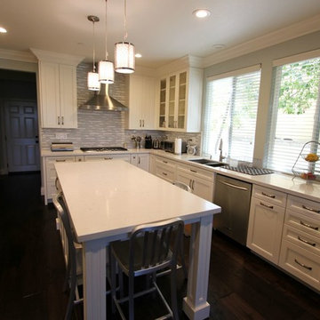 78 - San Clemente Kitchen Remodel with Custom Cabinets & Wood Floor