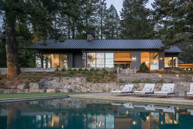 Inspiration for a modern home design remodel in Other