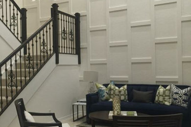 Inspiration for a living room remodel in Miami