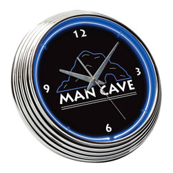 NEON CLOCK - MANCAVE - Products