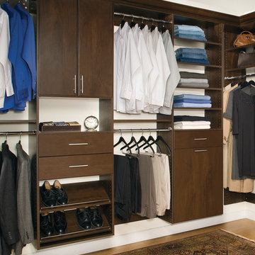 Total Organizing Solutions - walk in bedroom closet
