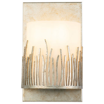 Lucas Mckearn Sawgrass 1 Light Wall Sconce In Distressed Silver BB90610S-1
