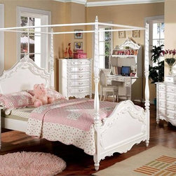 Victoria 4 PC Kids Bedroom Set - Kids Bedroom Furniture Sets