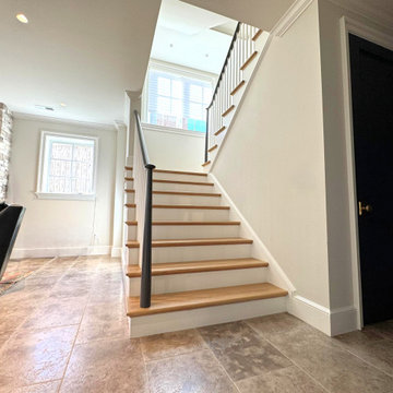 Project #142 | Transitional Staircase with Over-the-Post Balustrade