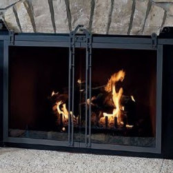 Hudson Remote Control Masonry Fireplace Door - Fireplace Accessories