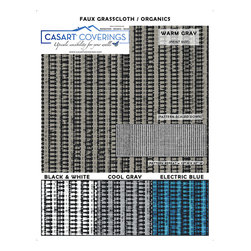 Faux Grasscloth Colorways Casart Coverings Removable Wallpaper - Wallpaper