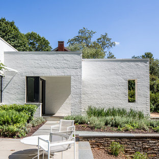 Moderne Häuser mit Backsteinfassade Ideen, Design & Bilder - August