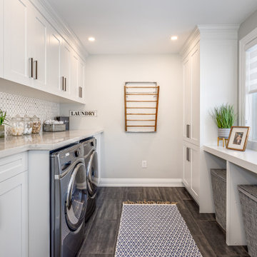 Birchcliff Laundry Room Reno and Decor