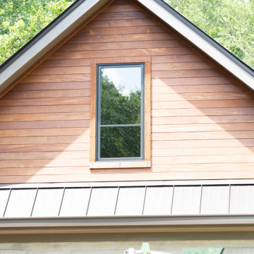 Plugged Window Trim and Cumaru Siding