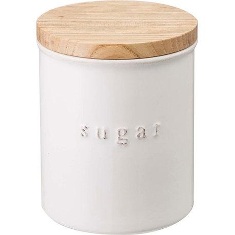 Ceramic Sugar Canister, Ceramic, Airtight