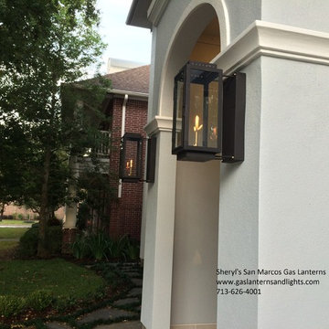 Contemporary San Marcos Gas Lanterns by Sheryl Stringer