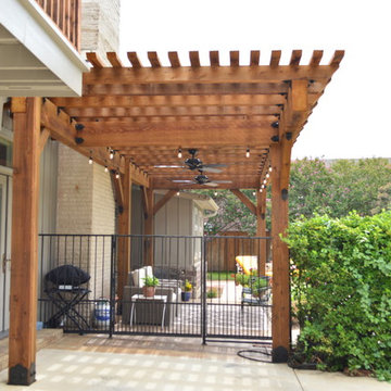 Farmer's Branch, TX, Custom Patio and Pergola