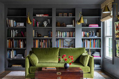 Living room - contemporary living room idea in DC Metro