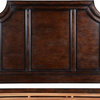 Bed Grayson King Dark Rustic Pecan Solid Wood Old World Distressing