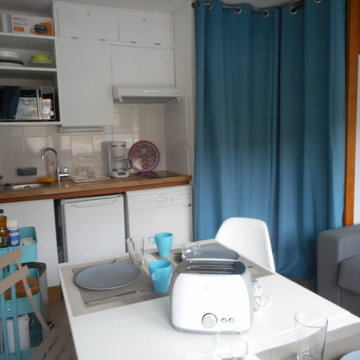 Rénovation totale studio à la montagne