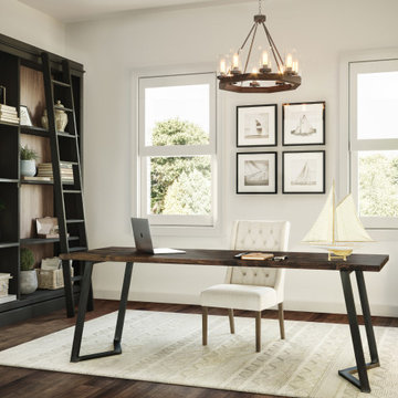 Industrial Steel Arkwright Writing Desk