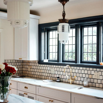 Custom Stove Backsplash
