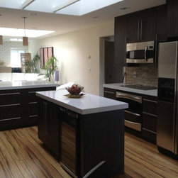 Eclipse Textured Melamine Kitchen by Nick Cox - Kitchen Cabinetry