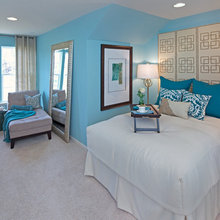 Nice Rooms with Fresh Blue & White Colors